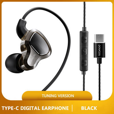 

Platinum New Double-action TYPE-C Earphone In-earType For Xiaomi Oppo Huawei Vivo Glory Mobile Phone