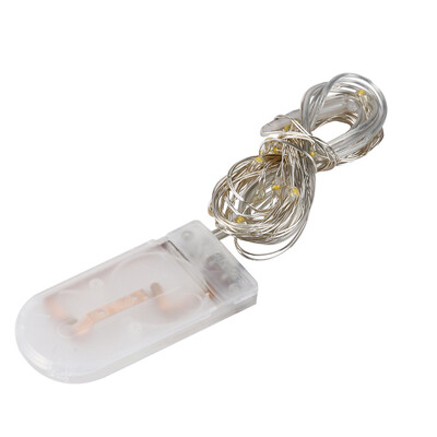

〖Follure〗2M 20LED Button Cell Powered Silver Copper Wire Mini Fairy String Lights BG