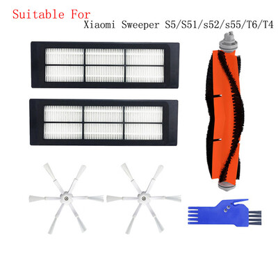 

〖Follure〗Main BrushAdvanced Hepa Filter6arm Side Brush For Xiaomi Sweeper Accessories