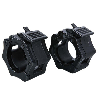 

New 1 Pair Crossfit Dumbbells Barbell Clamps Collars Lock Fitness Musculation Standard Spring Collars Weightlifting Dambil Gym