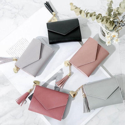 

Multicolor PU Leather Women Wallet Purse Card Holder Clutch Bag For Girl Small Mini Handbag