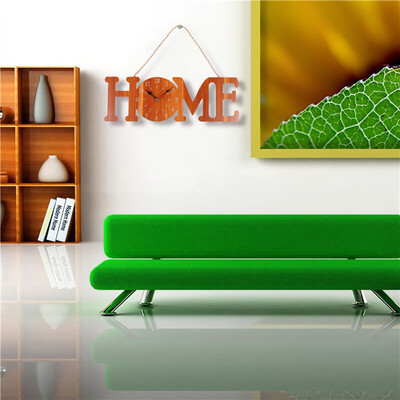 

Gobestart 2019 HOME Hemp Wall Clock Unique letter Clock DIY Decor Alarm Handmade Decro