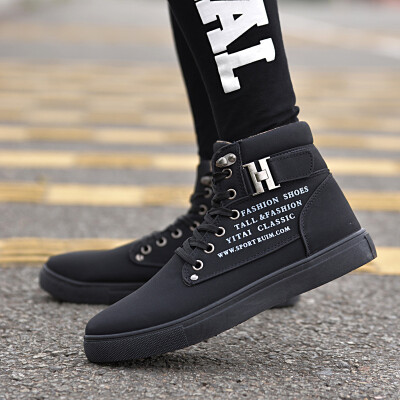 

Mens shoes high-top shoes Retro casual mens fashion Martin boots