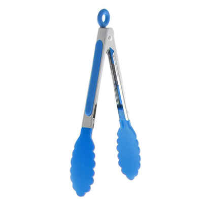 

Stainless Steel Barbecue Locking Thongs Serving Clip BBQ Grill Baking Salad Steak Vegetable Pasta Kitchen Tool
