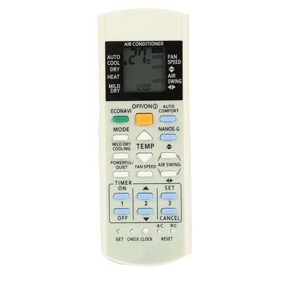 

White Remote Control for Panasonic Air Conditioner A75C3208 A75C3706 KTSX5J