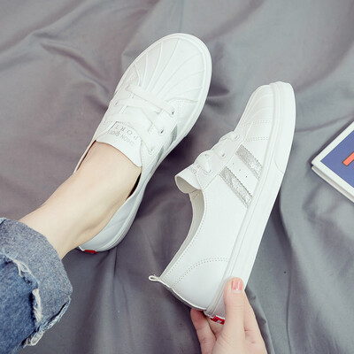 

Summer 2019 new shallow breathable small white womens shoes summer Korean shell Joker net red tide shoes spring shoes