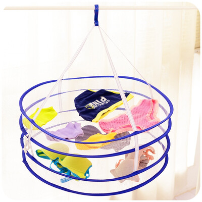

DIHE Clothes Basket Double Fold Bearing Strong Durable Drying Rack