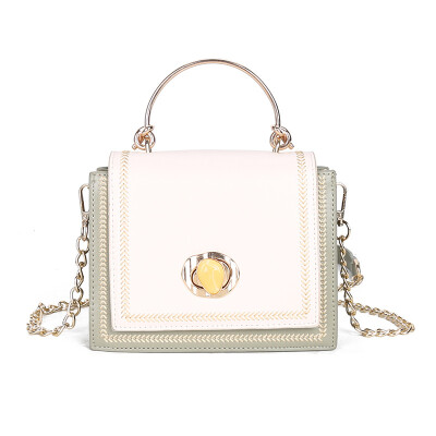 

New small bag female 2019 new wave Korean fashion diamond crossbody bag wild wide shoulder strap shoulder small square bag