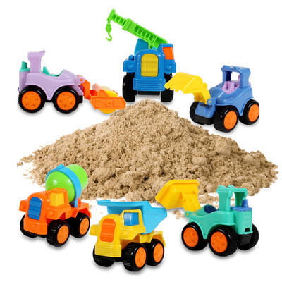 

Siaonvr 6PC Baby Kids Cute Twist Forward Movement Engineering Car Educational Toys