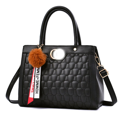 

2019 spring&summer new European&American big bag shoulder bag simple wild female bag diagonal cross bag handbag