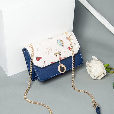 

In summer ins Sen is a one-shoulder bag for Korean girls Korean girls are all-match chain messenger bag students