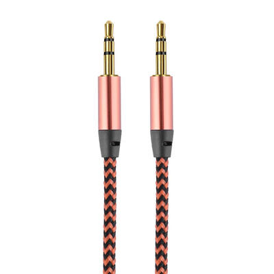 

1m 328ft 35mm Male to Male Jack Auto Car Audio Cable Gold-Plated Plug