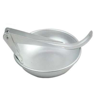 

Outdoor Foldable Soup Ladle Camping Aluminum Alloy Folding Spoon Portable Cooking Tableware