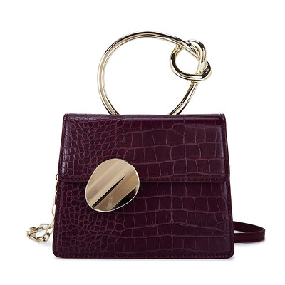 

Summer new texture bag female 2019 new Korean version of the wild single shoulder slung fashion chain portable Kelly bag