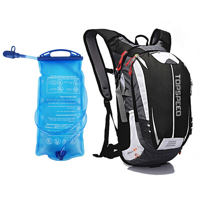 

Camping Hiking Running Cycling Bag Adjusted Straps Backpack With Water Bladder