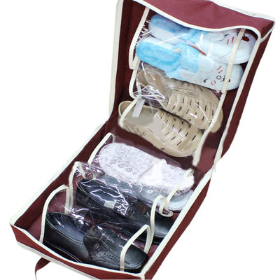 

Gobestart Portable Shoes Travel Storage Bag Organizer Tote Luggage Carry Pouch Holder BK