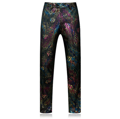 

Gobestart Fashion Men Casual Busines Straight Zipper Long Pants Trousers