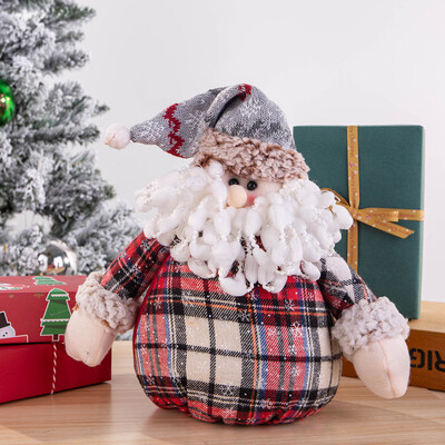 

Gobestart Christmas Gift Holiday Decoration Children Birthday Gift Handmade Plush Doll