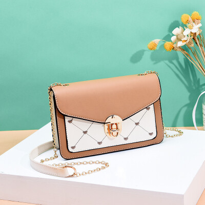 

Small square package 2019 new female bag Korean version of the fresh female bag fashion shoulder bag Messenger bag