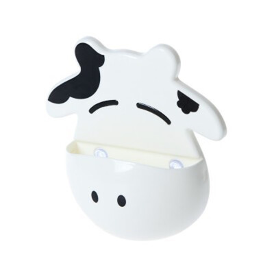 

〖Follure〗Cartoon Cow Strong Suction Cup Multifunctional Storage Rack