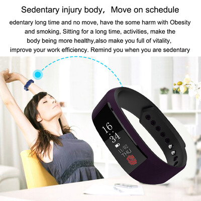 

W808S Heart Rate Smart Bluetooth Sport Watch Wristband Bracelet 091" OLED Call Notification Pedometer Alarm Anti-lost Sleep Monit
