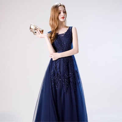 

Juexiuxinniang banquet evening dress party dress v-neck sexy halter dress 9143