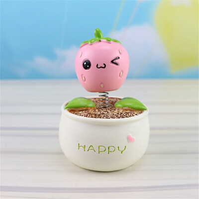 

Toponeto Flower Pot Shaking Head Decor Creative Wood Crafts Gifts Birthday Gift