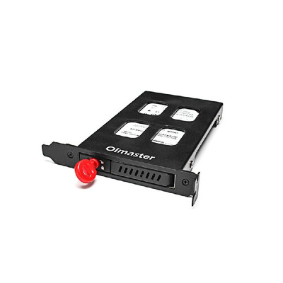 

OImaster 25inch PCI Hard Disk Bay Key Lockable Metal 25 SATA Hard DiskSSD Bay