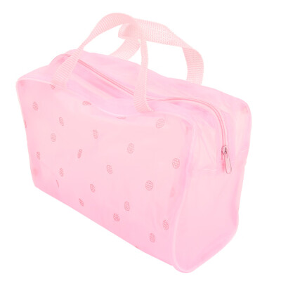 

Floral Print Transparent Waterproof Makeup Make up Cosmetic Bag Travel Wash Toothbrush Pouch Toiletry Organizer Bag Tools Sac