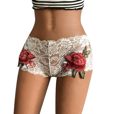 

Toponeto New Women Sissy Lace Sexy Hollow Lingerie Babydoll Underpants Bandage Underwear