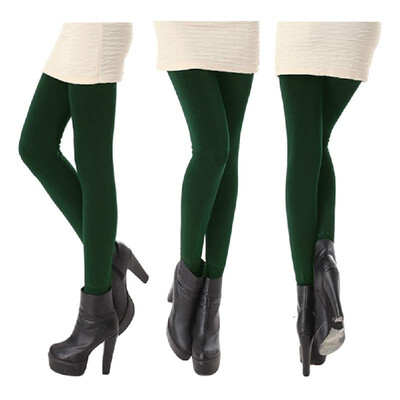 

New Sexy Women Winter Leggings Solid Thick Warm Tights High Elastic Skinny Bodycon Pants Jeggings