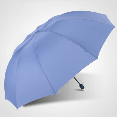 

130CM Big Top Quality Umbrella Men Rain Woman Windproof Large Umbrellas Male Women Sun 3 Folding Big Umbrella Outdoor Parapluie