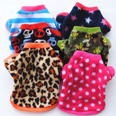 

Christmas Cute Pattern Costume Pet Dog Clothes Fleece Coat Pet Puppy Warm Winter Pullover Shirt Dachshund Cat Puppy Clothes