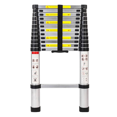 

Ktaxon 125ft EN131 Telescoping Step Ladder Aluminum Telescopic Extension Multi Function Purpose Use Ladders