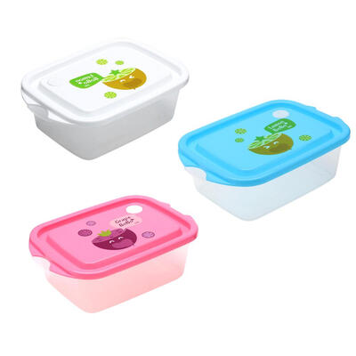 

Cartoon Lunch Box Freshness-keeping Box Kids Portable Rectangle Lunchbox