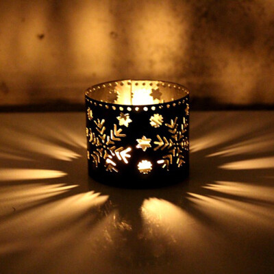 

Toponeto Xms Hollow Candle Holder Candlestick Creative Christmas Decor Party Decoration