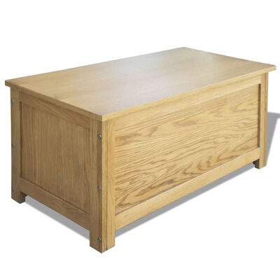 

Storage Box Solid Oak Wood 354"x177"x177