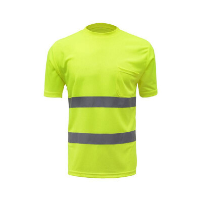 

SFVest High Visibility Reflective Safety Work Shirt Reflective Vest Breathable Work Clothes Security Reflective T-shirt Working Cl