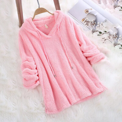 

Womens Hoodie Long Sleeve Sweatshirt Hooded Sweater Blouses Pullover Tops Jumper