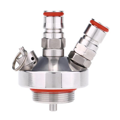 

Greensen Stainless Steel Beer Spear Quick Fitting Connector for Home Brew Marking Mini Keg Dispenser