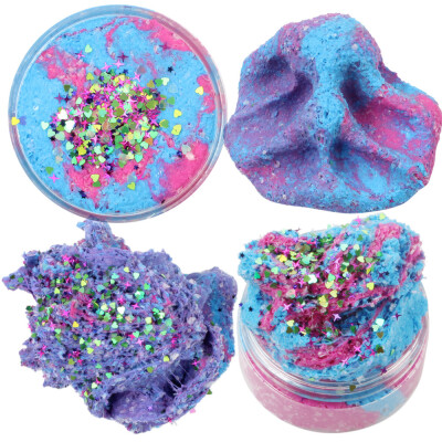 

〖Follure〗Colorful Mixing Cloud Cotton Candy Slime Squishy Scented Stress Kids Clay Toy