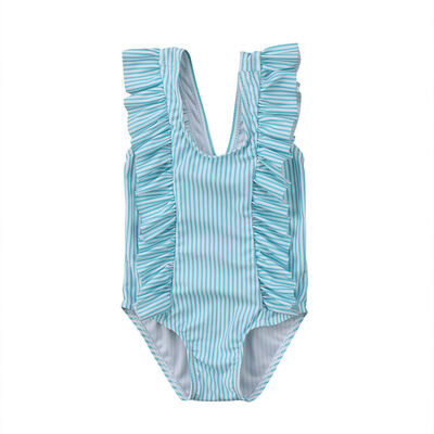 

Cute Newborn Baby Girls Striped Swimwear Swimsuit Bikini Bathing Suit One-Piece