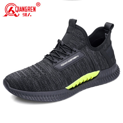 

Strongman JD198136 trend sports series breathable lightweight mens casual running shoes black gray 41 yards