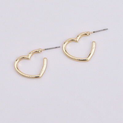 

2019 new brand set metal love earrings minimalist generous creative earrings gift for women