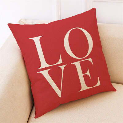 

Siaonvr Home Decor Cushion Cover Red Geometric Throw Pillowcase Pillow Covers