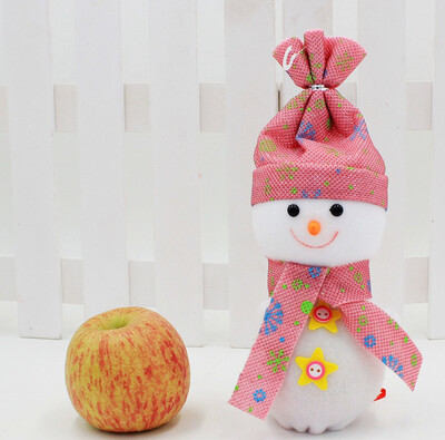 

Tailored Christmas Decorations Xmas Snowman Apple Bag Christmas Eve Apple Box