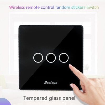 

Vision Jia Smart Touch Switch Wireless Home Smart Touch Switch Wireless Remote Control Free Stickers