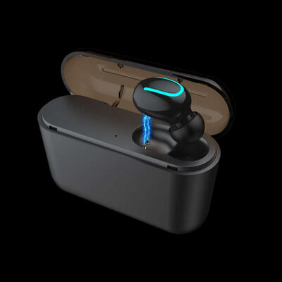 

HBQ-Q32 U-type Single Wireless Bluetooth 50 Earphone Long Standby Sports Handsfree Headset With Microphone For Phone