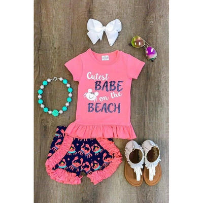 

Lovely Newborn Baby Infant T-Shirt Tops Short Pants Cotton Outfits Clothes Set