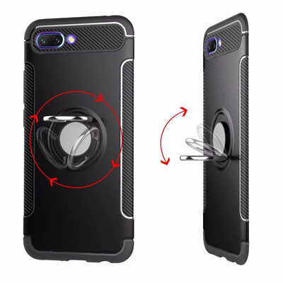 

Cover Case for Huawei Honor 10 Hybrid Car Magnetic Holder Shockproof TPU PC